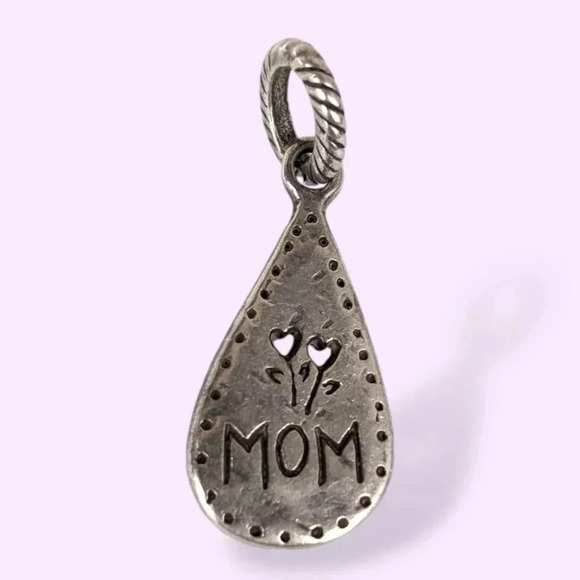(2/$20) Brighton Dangling Charm Heart Mom Flower Cutout - Picture 1 of 4